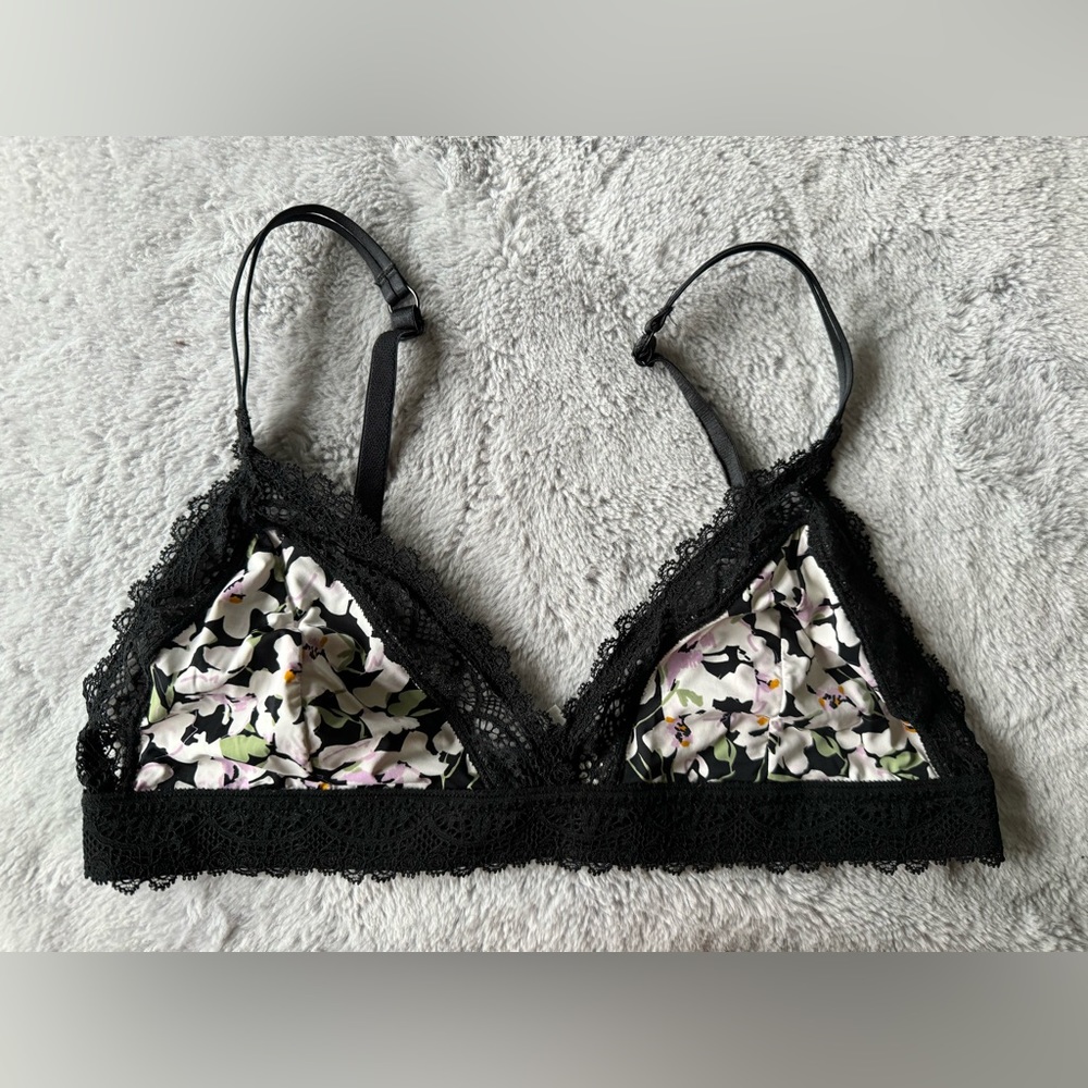 Auden Floral Triangle Bralette L